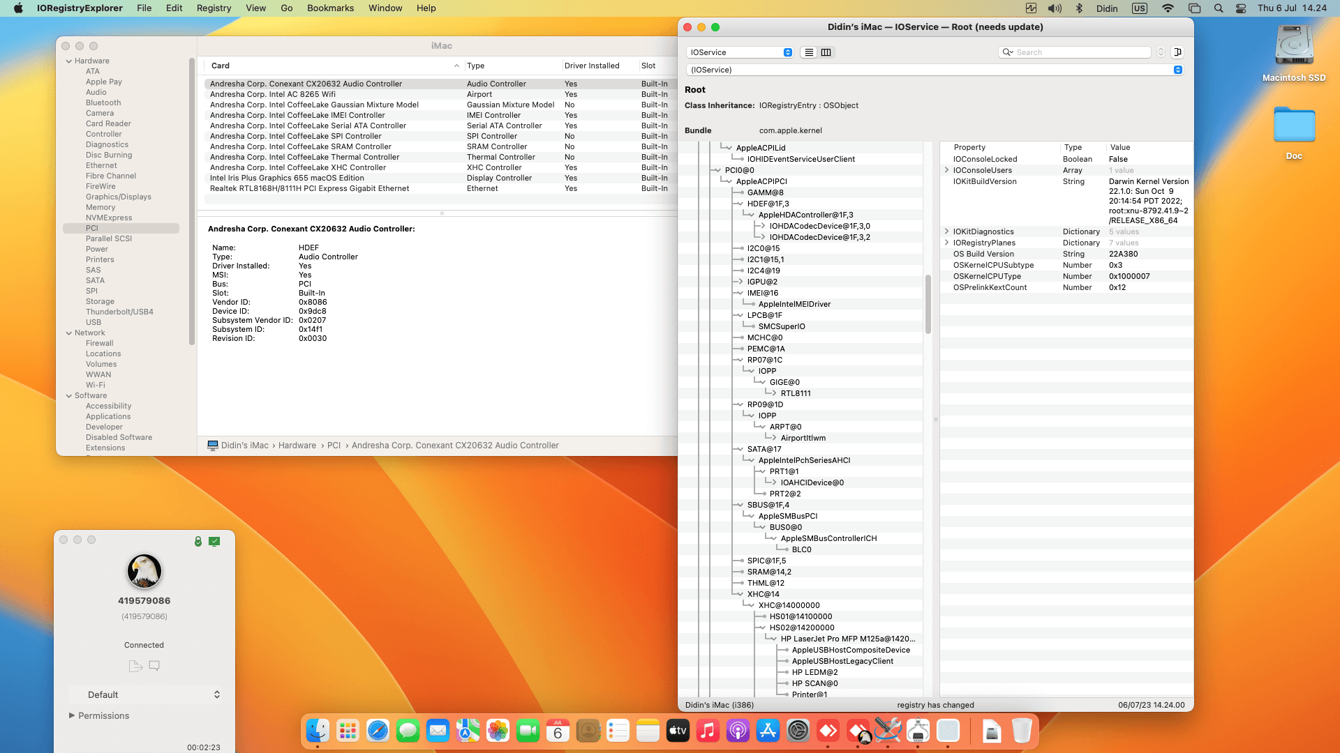Axioo MyPC One Pro H5 [CoffeeLake   Intel Iris Plus Graphics 655]   OpenCore 1
